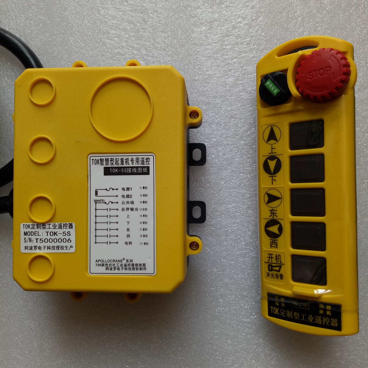 TOK-5S 五键工业遥控器